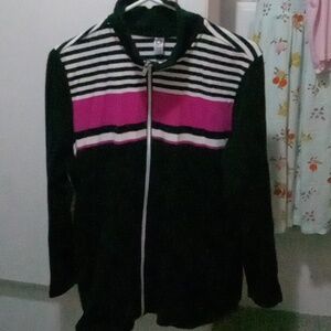 Avenue Monochrome Striped Jacket